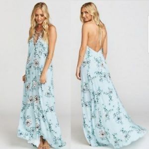 SMYM maxi light blue dress